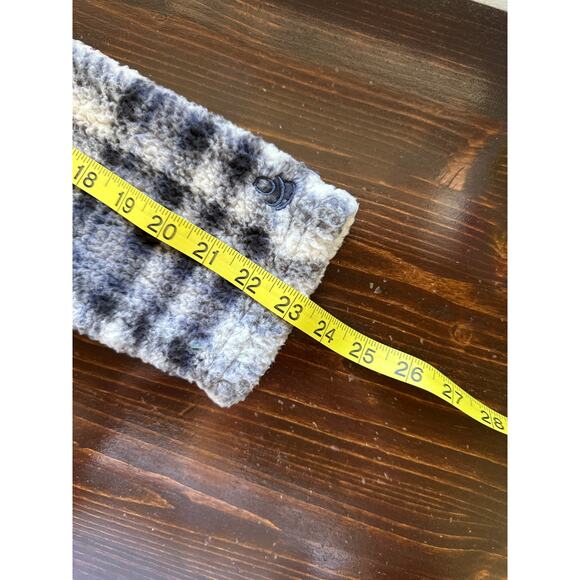 Cuddl Duds Teddy Bear Plaid Sherpa Fleece Sweatshirt M Cozy Cabincore Camping - Picture 8 of 10